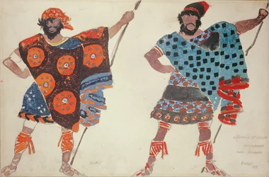 Pirat Kostümentwurf für Daphnis und Chloe, 1913